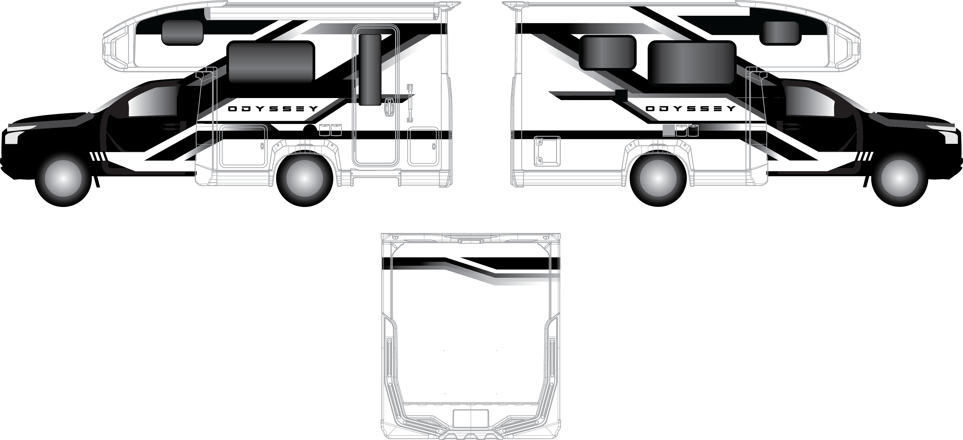 Design A — Monochrome Dynamic Full View