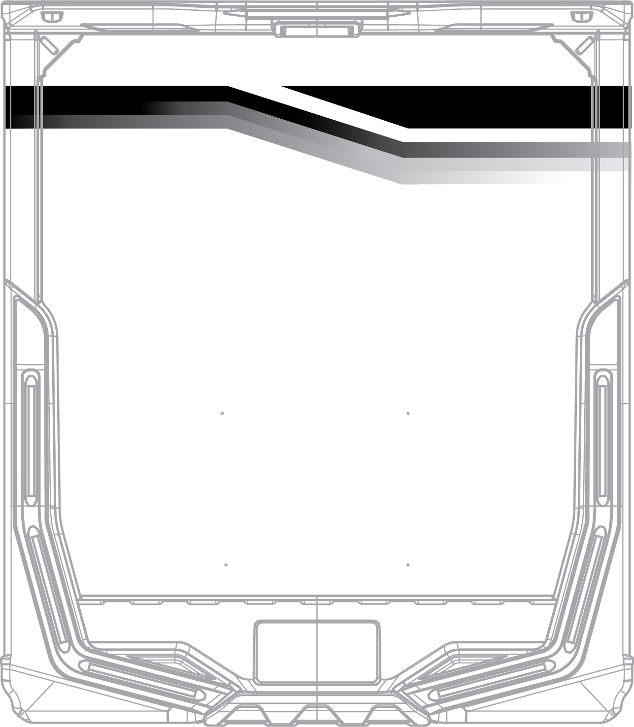Design A — Monochrome Dynamic Rear