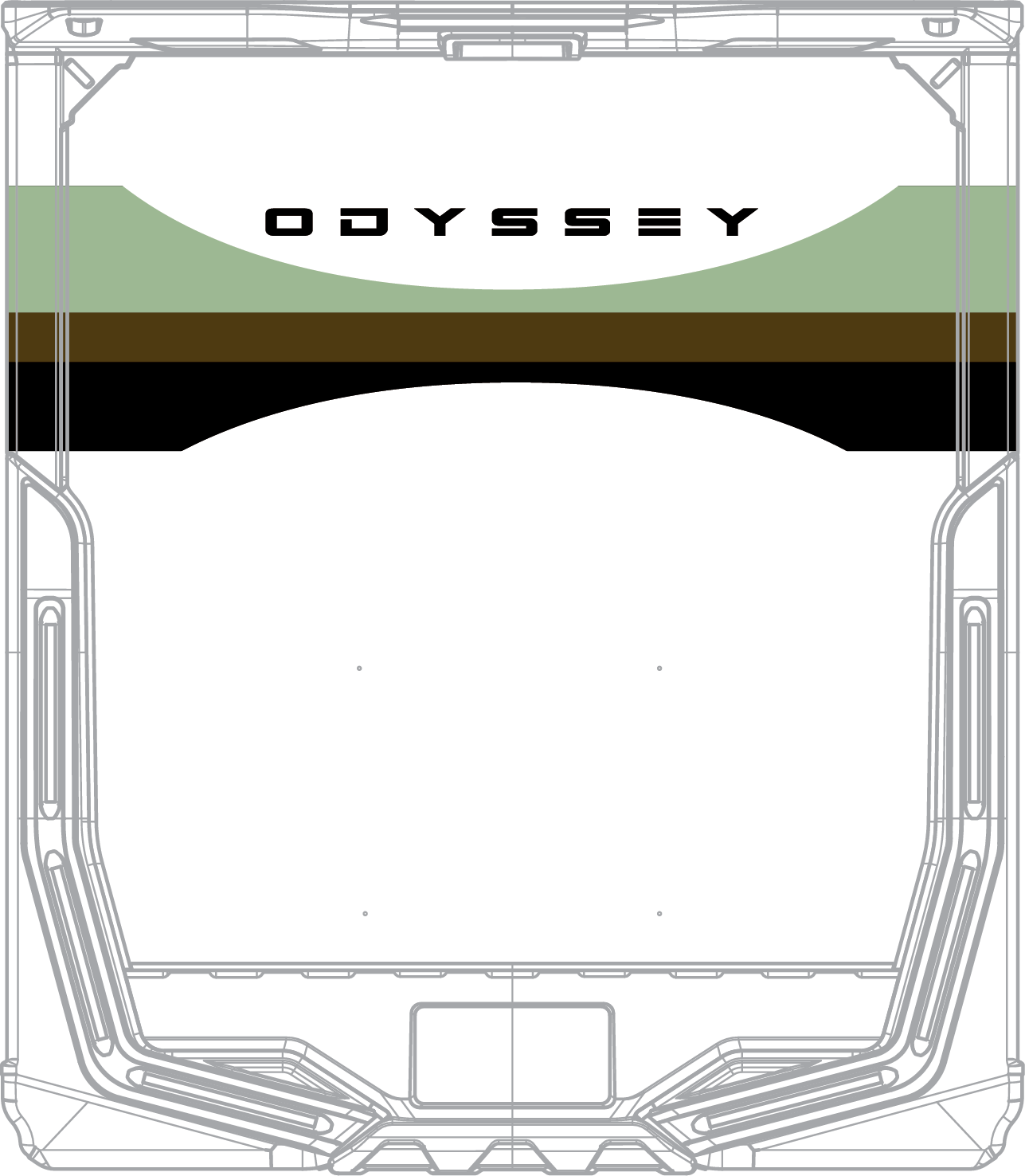 Design B — Safari Flow Rear