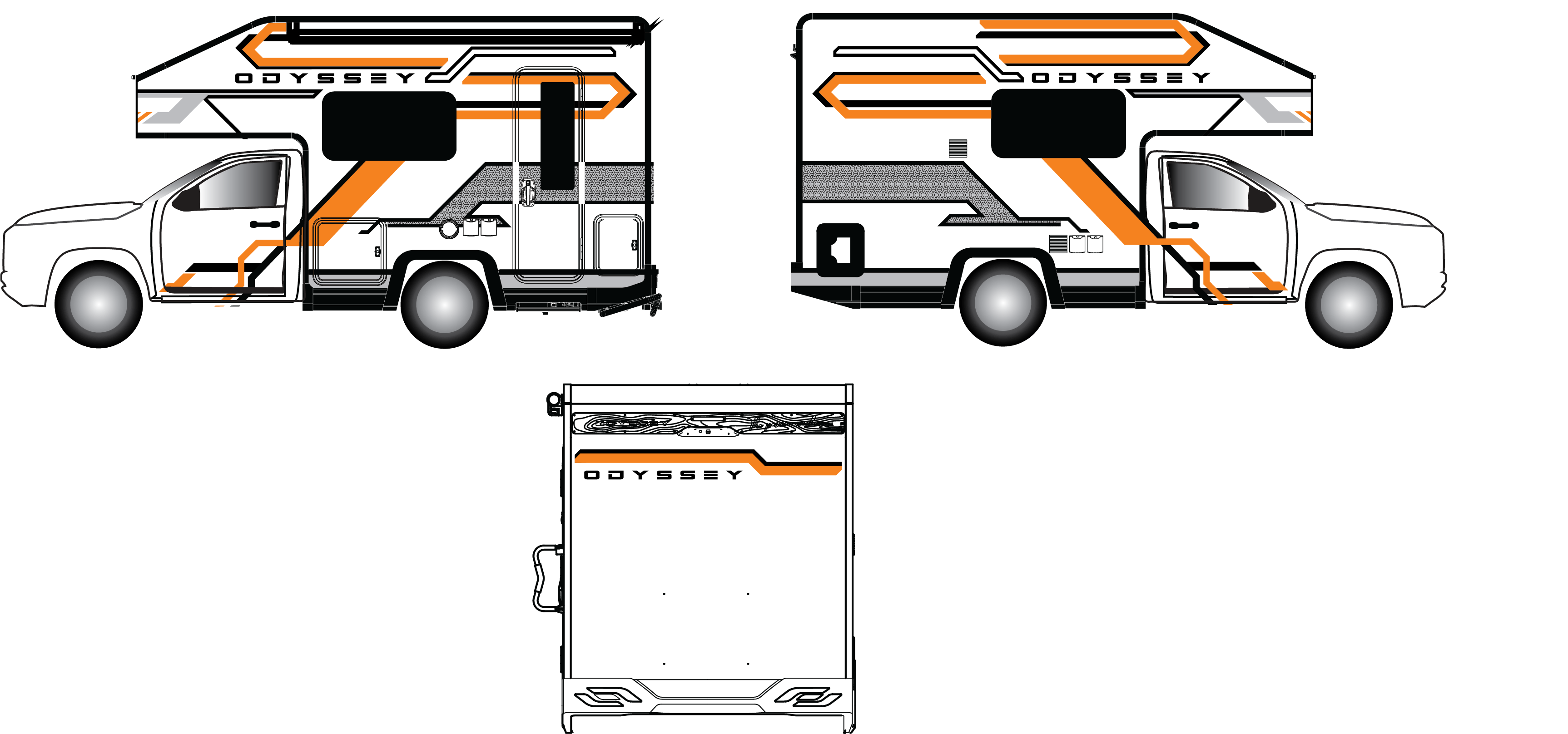 Design C — Orange Pulse Full View